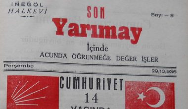 SON YARIMAY: İnegöl Halkevi Dergisi