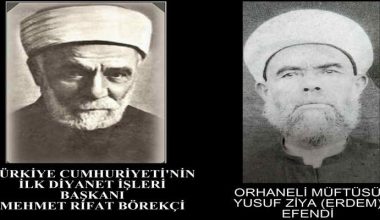 Diyanet İşleri Başkanı Rıfat Börekçi İle Orhaneli Müftüsü Yusuf Ziya Efendi Arasındaki Yazışma