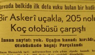 1950-1960 Yılları Arası – Yerel Basında Uçak Kazaları