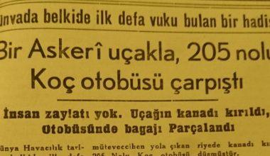 1950-1960 Yılları Arası – Yerel Basında Uçak Kazaları