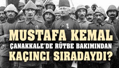 Şok Soru: “Çanakkale Savaşı’nda Mustafa Kemal rütbe bakımından kaçıncı sıradaydı?”