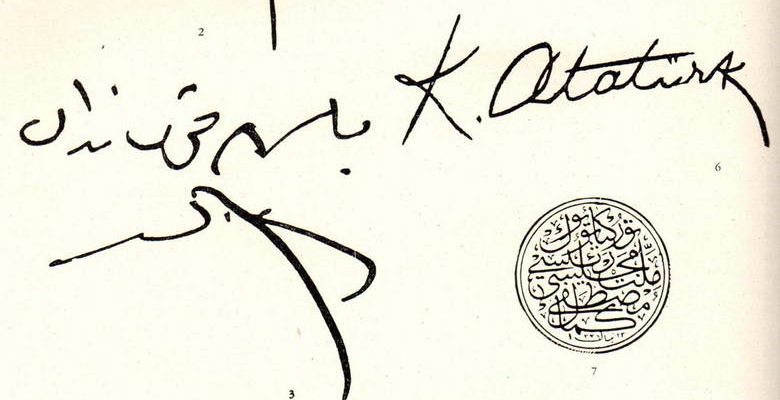 Atatürk’ün İmzası