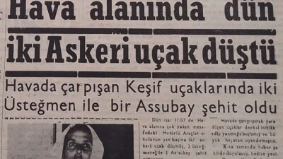 1961-1970 YILLARI ARASINDA TÜRKİYE’DE YAŞANAN UÇAK KAZALARI 1954 doğumluyum. 1960