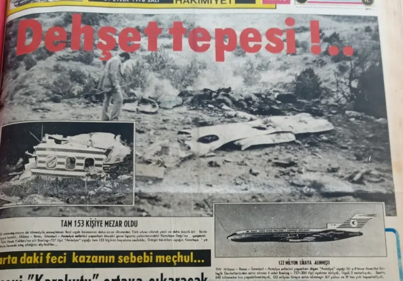 1971-1980 Yıllarında Yaşanan Uçak Kazaları
